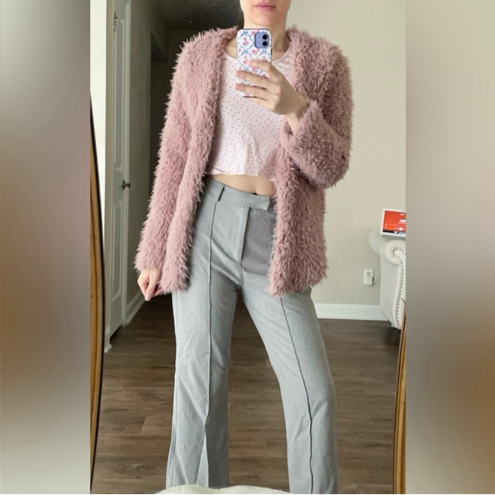 Charlotte Russe Fur Overcoat